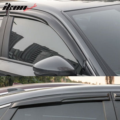 2022-2025 Honda Civic Mugen Style Smoke Tinted Window Visor Acrylic