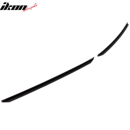 2022-2025 Subaru BRZ STI Style Black ABS Front Lip Cover Rear Apron
