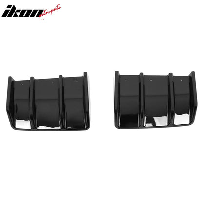 2022-2025 Subaru BRZ & Toyota GR86 JDM Style Gloss Black Rear Diffuser