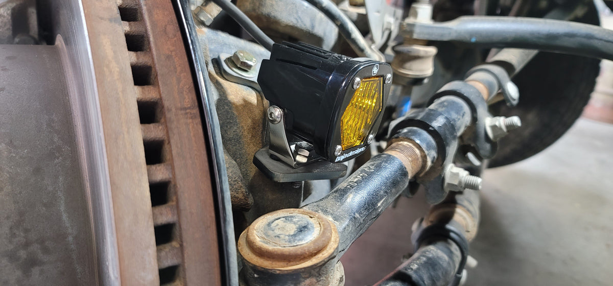 Ford Super Duty Steerable Knuckle Pod Light Mounts (2017-2022)