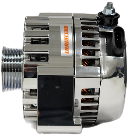 Mechman 170 Amp High Output Alternator 1996-2004 GM Truck 4.3L 4.8L 5.3L 5.7L 6L - Polished Billet