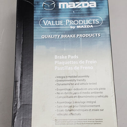 MAZDA Genuine OEM VPM Quality Brake Pads Front L2Y6-33-28ZA-MV