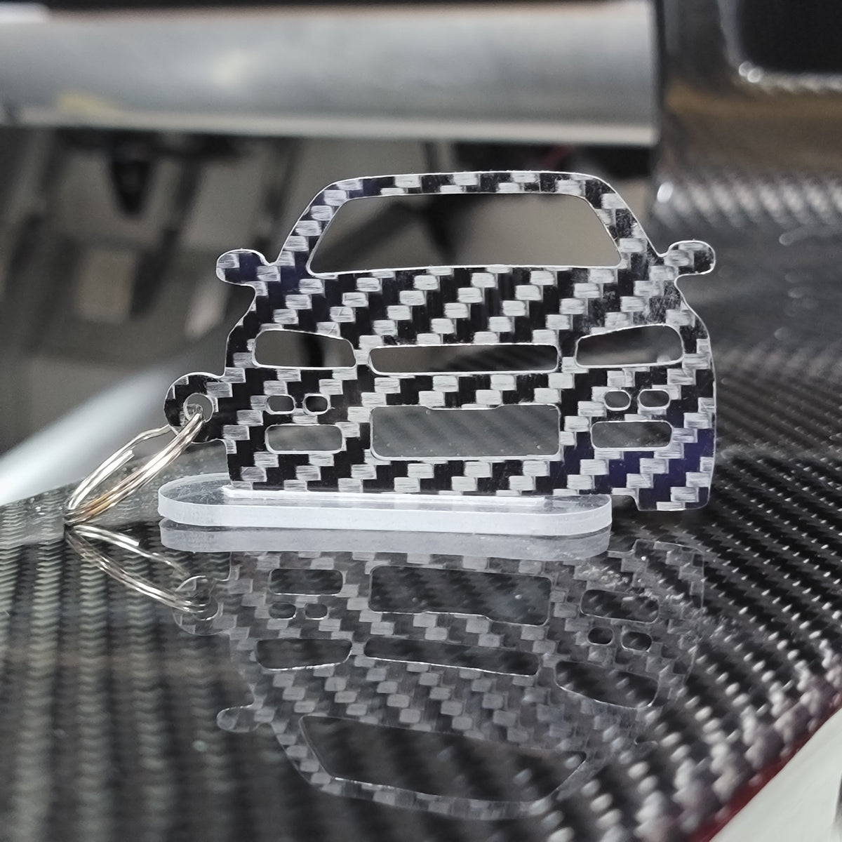 Carbon Fiber keychain lanyard for Nissan Skyline R34 GTR (1998-2002)