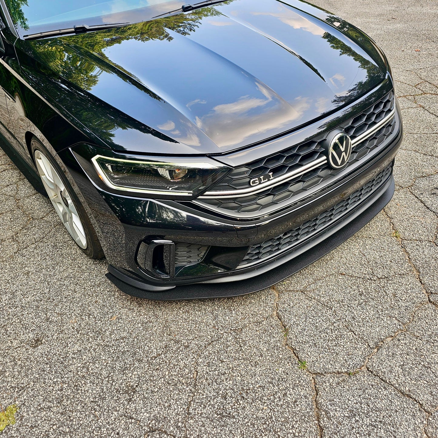 Front Lip for MK7/ MK7.5 / MK7.75 Jetta & GLI (2019-2025) includes facelift - bumper mounted splitter