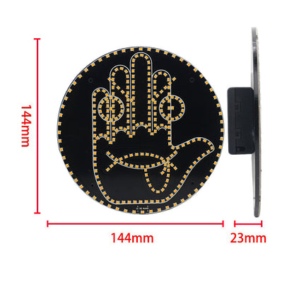 LED Car Emoji Display Sign with Remote Control