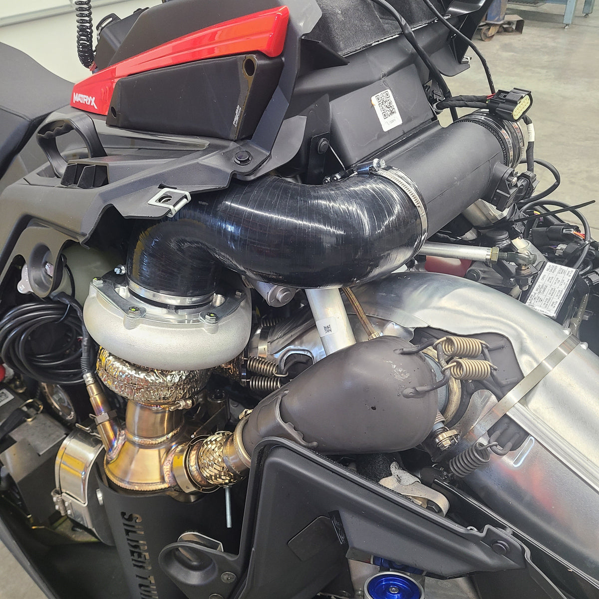 Polaris Patriot 850 Boost High Flow Air Intake Plenum w/ Anti Bog Valve