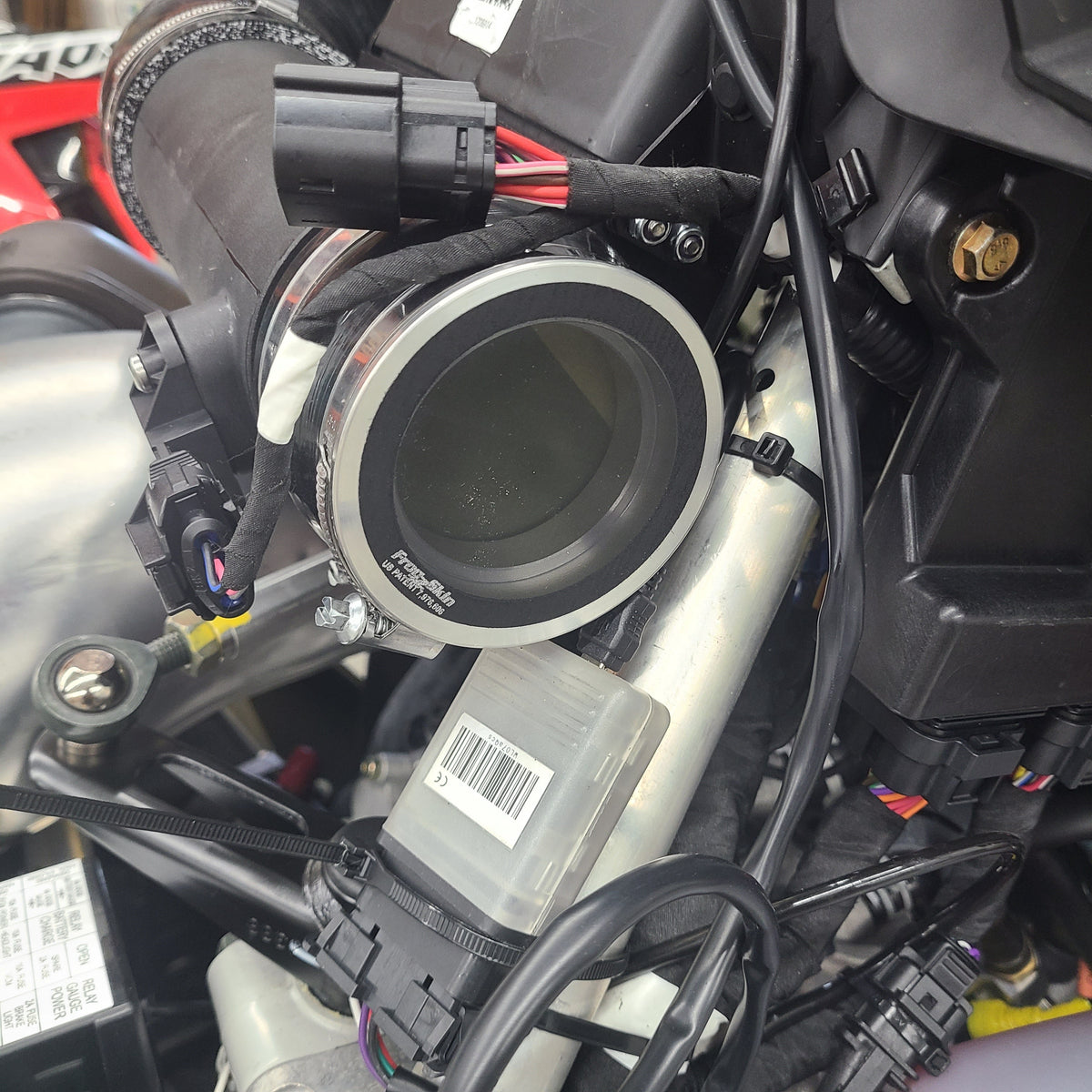 Polaris Patriot 850 Boost High Flow Air Intake Plenum w/ Anti Bog Valve