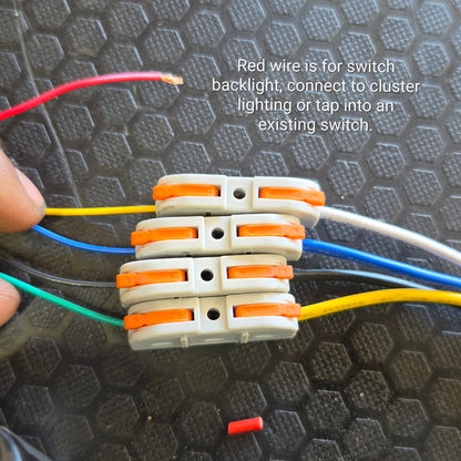 Square Dual Function Toyota OEM Style Switch "Squadron 2.0 Style"