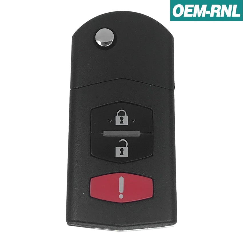 Mazda Miata MPV 2004-2007 OEM 3 Button Flip Key Remote OUCG8D-335A-A