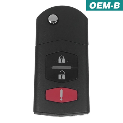 Mazda Miata MPV 2004-2007 OEM 3 Button Flip Key Remote OUCG8D-335A-A