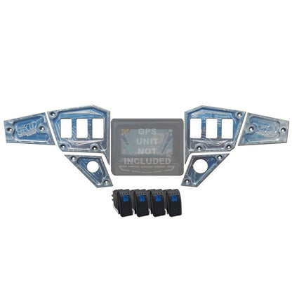 RZR Dash Panel Digital GPS 6 piece with switches