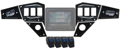 RZR Dash Panel Digital GPS 6 piece with switches