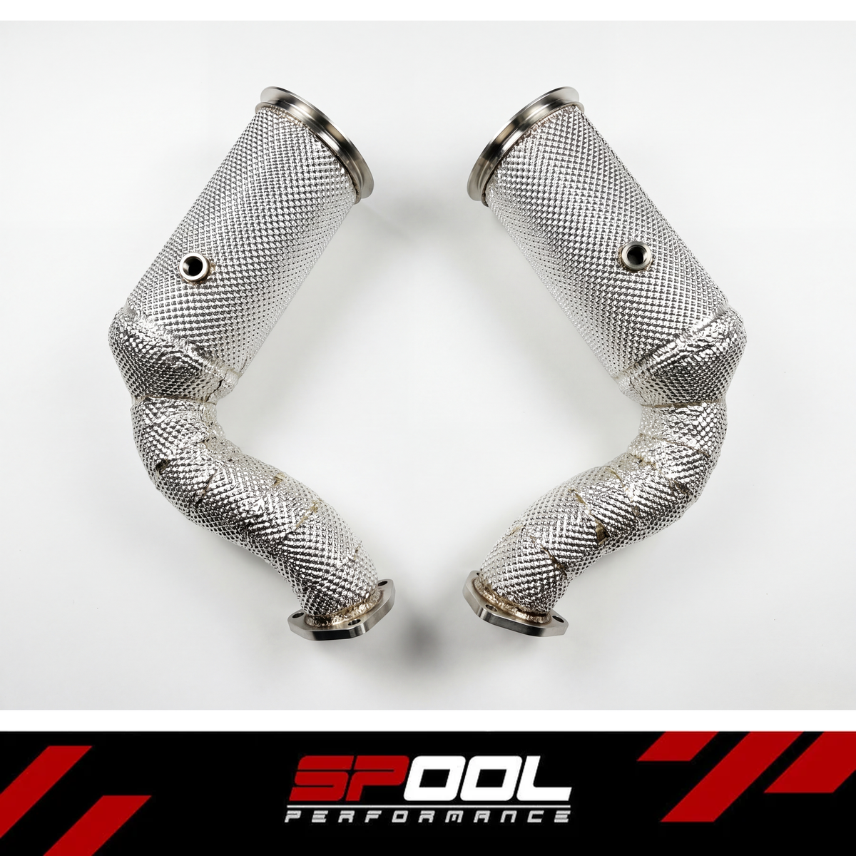 SPOOL Lamborghini URUS / Audi RSQ8 Downpipes - Catted or Race