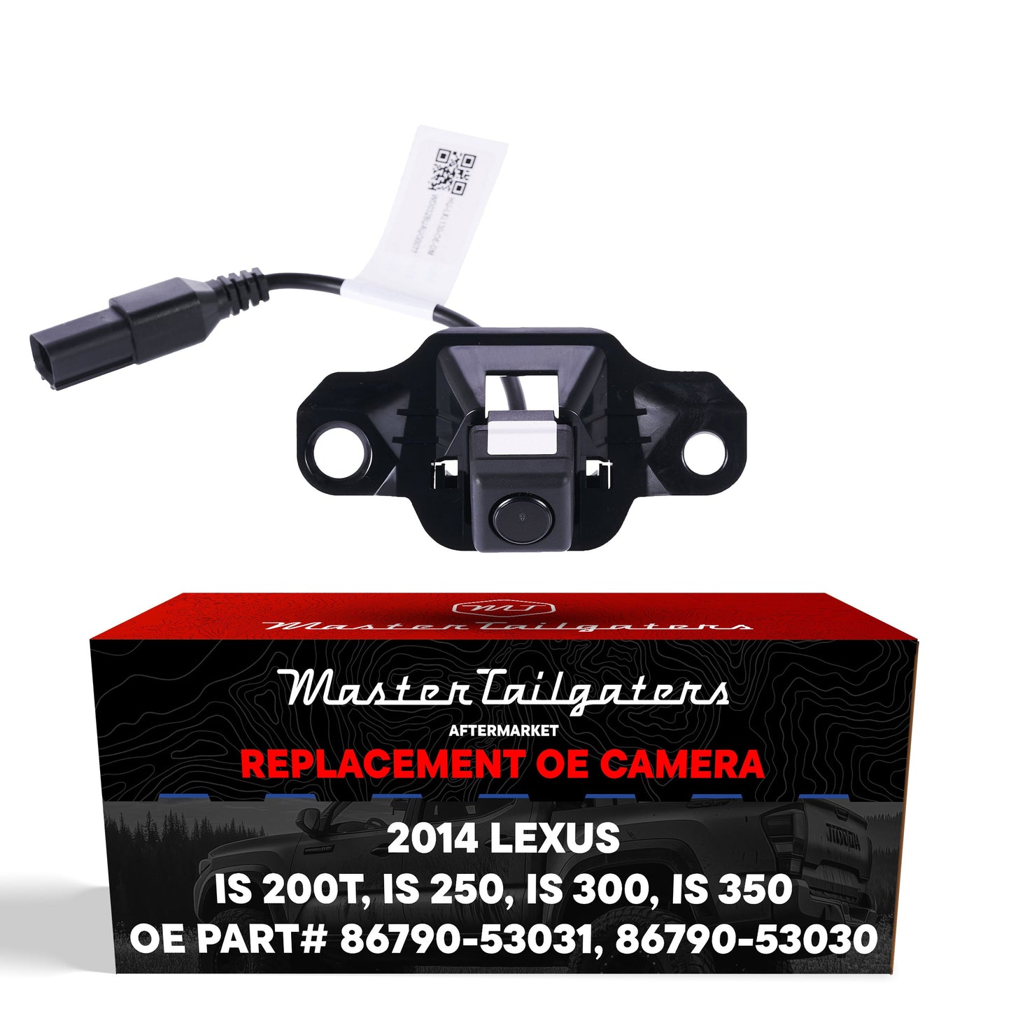 Lexus IS 200t/250/300/350 (2014) OEM Replacement Backup Camera OE Part # 86790-53030, 86790-53031