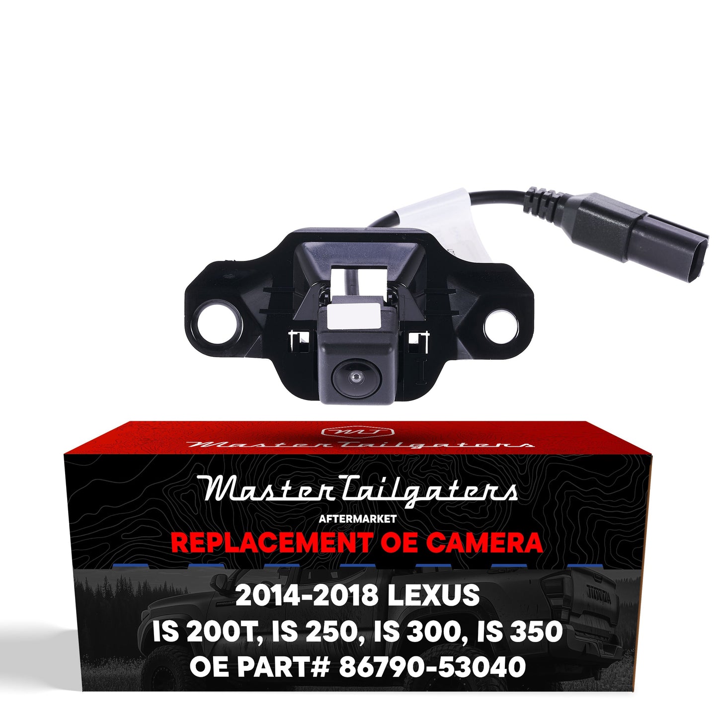 Lexus IS 200t (2015-2017), IS 250 (2014-2017), IS 300 (2015-2018), IS 350 (2014-2018) OEM Replacement Backup Camera OE Part # 86790-53040