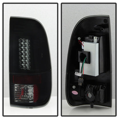 Spyder 08-16 Ford Super Duty LED Tail Lights Black Smoke ALT-YD-FS07-LED-BSM 5083296