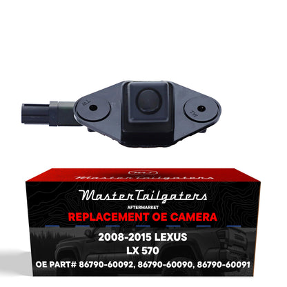 Lexus LX 570 (2008-2015) OEM Replacement Backup Camera OE Part # 86790-60090, 86790-60091, 86790-60092
