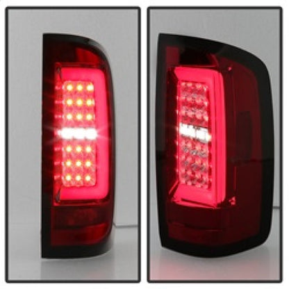 Spyder Chevy Colorado 2015-2017 Light Bar LED Tail Lights - Red Clear ALT-YD-CCO15-LED-RC 5085269