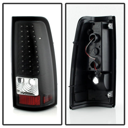 SPYDER Xtune Chevy Silverado 1500/2500/3500 99-02 LED Tail Lights Black ALT-ON-CS99-LED-BK 5008817