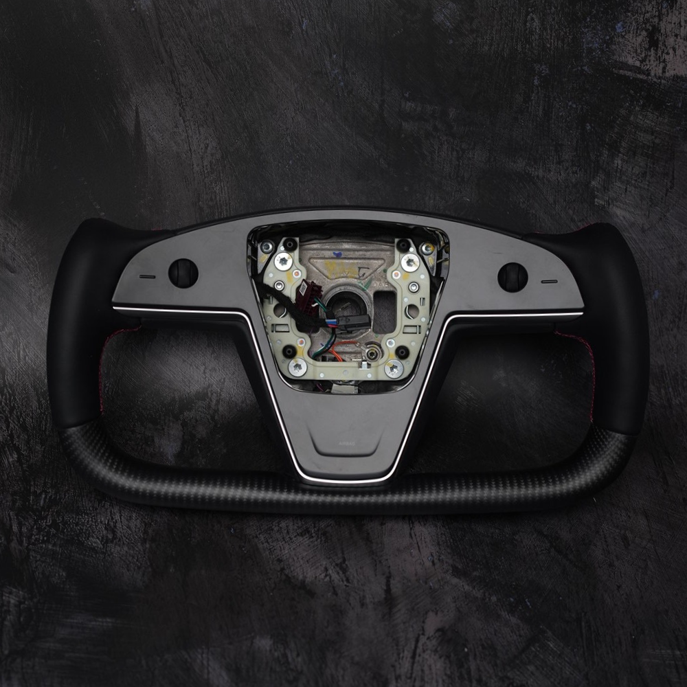 2023+ Tesla Model S / Model X / Plaid Custom Steering Wheel by Exclusive Steering