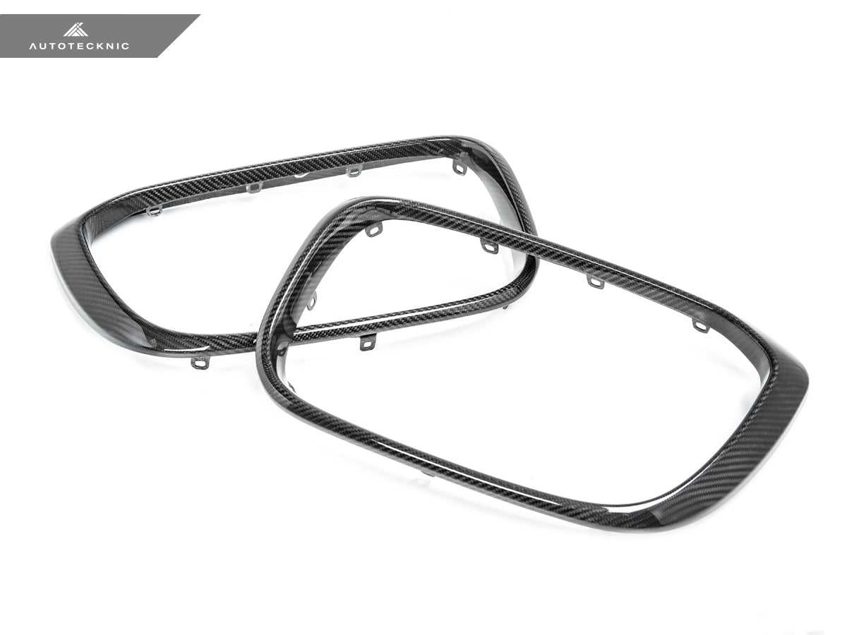 AutoTecknic Replacement Dry Carbon Grille Surround Set - BMW F97 X3M | F98 X4M