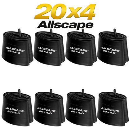 HEB- Allscape® 20"x4" Heavy Duty Bike Tubes for Ebike Tires - Puncture Resistant Inner Tube