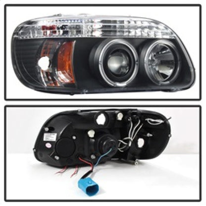 Spyder Ford Explorer 95-01 1PC Projector Headlights LED Halo Blk PRO-YD-FEXP95-HL-1PC-BK 5010131