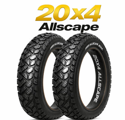 HEB ALLSCAPE® Fat Tires- 20"x 4.0" (SET OF 2 Tires) Tubes Not Included.