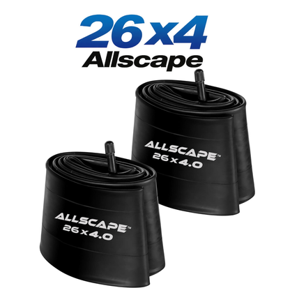 HEB Allscape 26x4" Tubes- Heavy Duty Bike Tubes for Ebike Tires