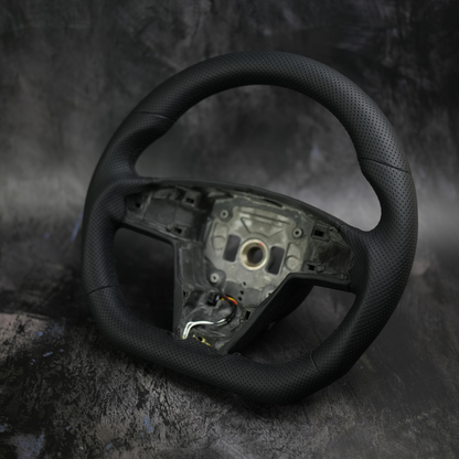 2021-2023 Tesla Model S / Model X / Plaid Yoke to Full-Wheel Conversion  Custom Steering Wheel by Exclusive Steering