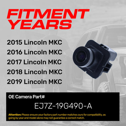 Lincoln MKC (2015-2019) OEM Replacement Backup Camera OE Part # EJ7Z-19G490-A