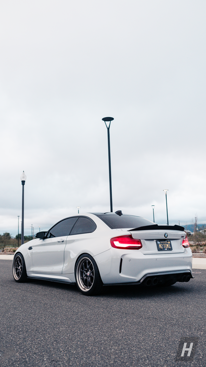 PSM Style V2 (High Kick) Carbon Fiber Trunk Lip / Spoiler - F87 M2 | F22 2-Series