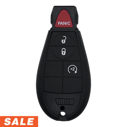 Chrysler Dodge Jeep 4 Button Fobik 2008-2017 For FCC: IYZ-C01C and M3N5WY783X | Aftermarket