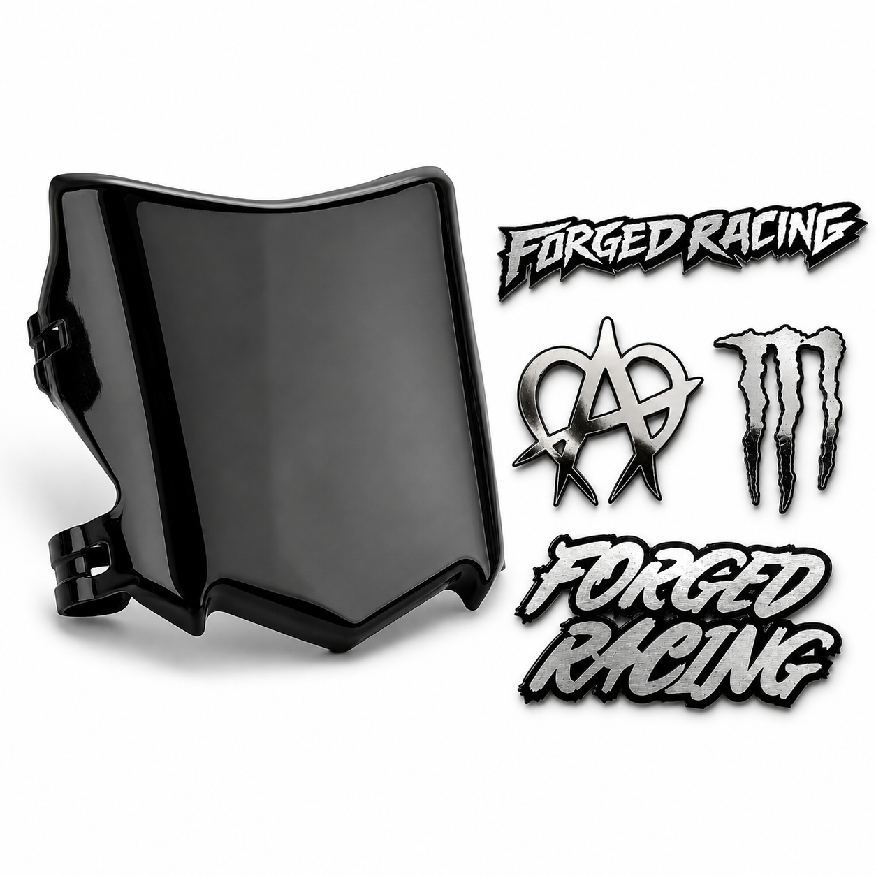Gloss Black Motocutz Style Plate