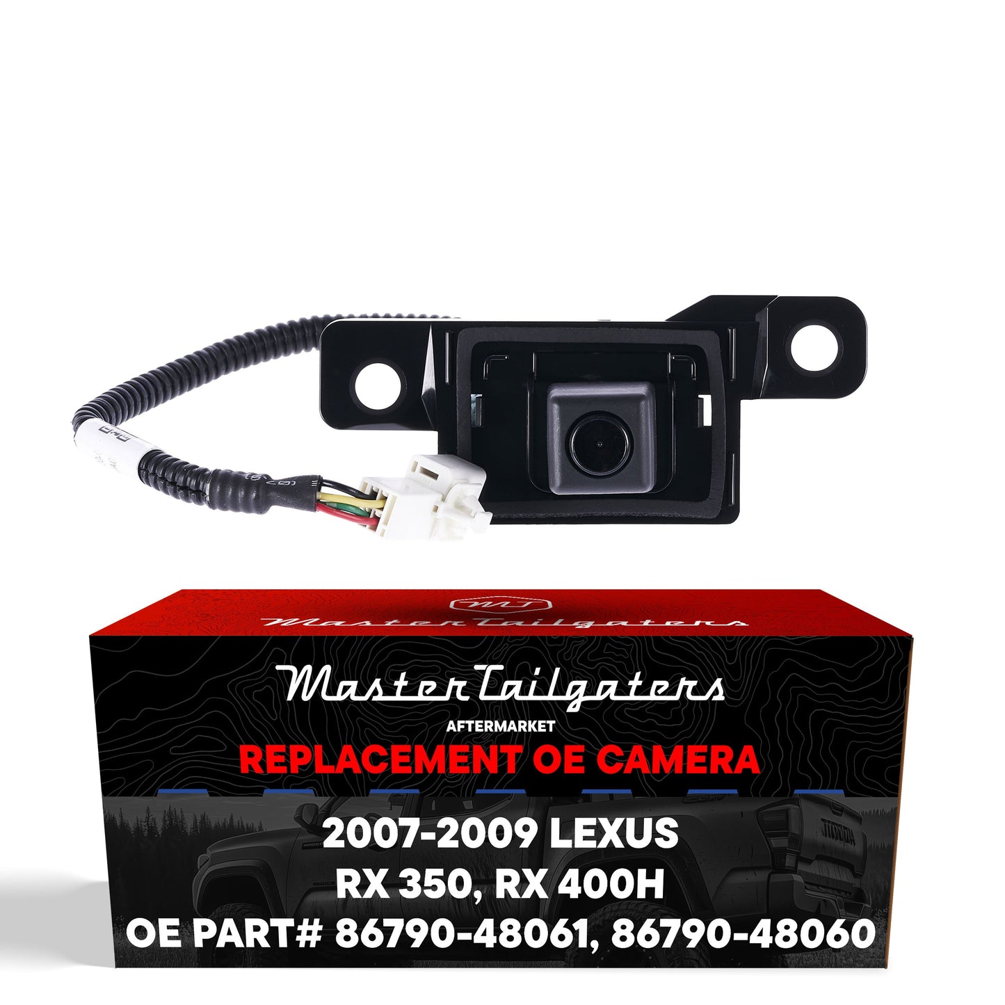 Lexus RX 350 (2007-2009), RX 400h (2007-2008) OEM Replacement Backup Camera OE Part # 86790-48060, 86790-48061