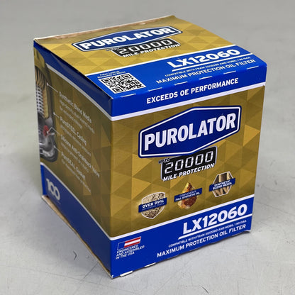 PUROLATOR (6 PACK) Maximum Protection Oil Filter 20000 Miles LX12060