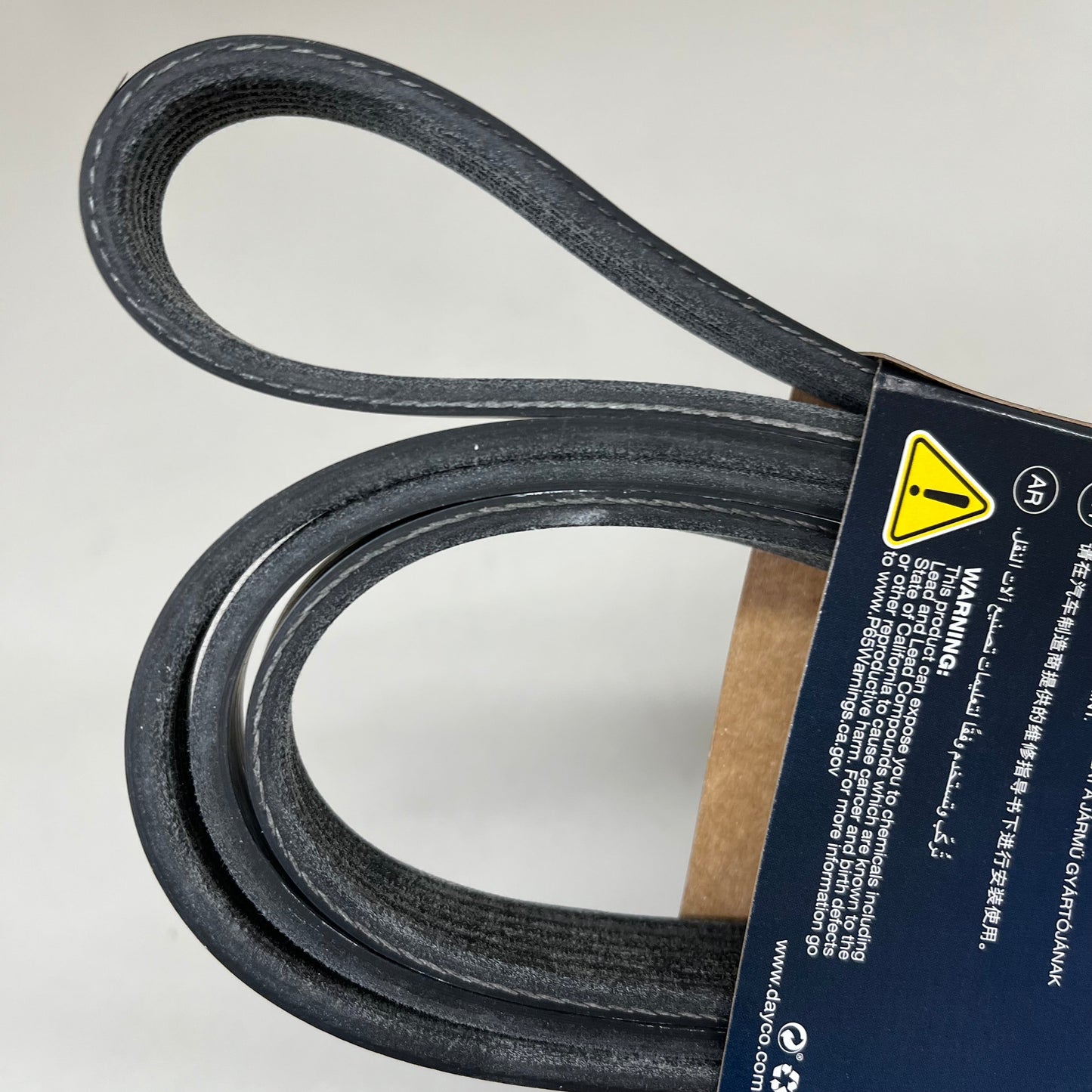 DAYCO Straight Standard Poly Rib Belt EPDM K-Section .82" Top Width 5061055