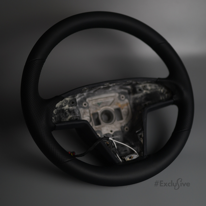2021-2023 Tesla Model S / Model X / Plaid Yoke to Full-Wheel Conversion  Custom Steering Wheel by Exclusive Steering