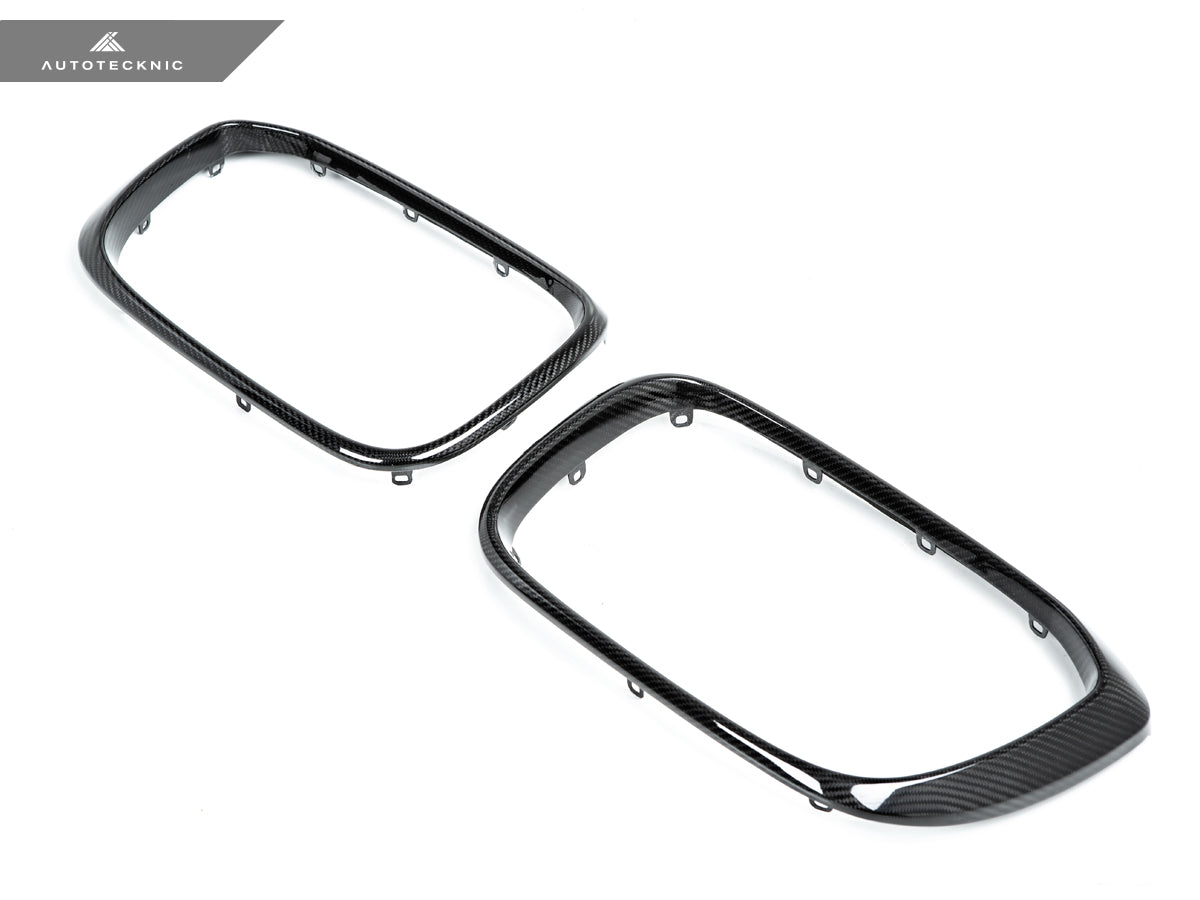 AutoTecknic Replacement Dry Carbon Grille Surround Set - BMW G01 X3 | G02 X4 Pre-LCI