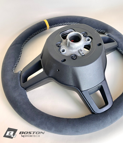 Manual Porsche 991.2 Steering Wheel in Yellow