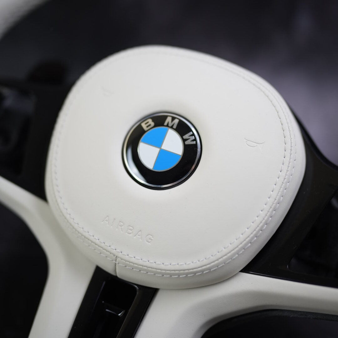 BMW M5 F90 & 91 /  M8 G15, G16, & G17 / X3 G01 / X4 G02 / X6 F86 / 5 Series G30 / 7 Series G11 / G12  Custom Steering Wheel by Exclusive Steering
