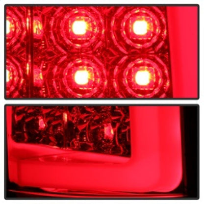 Spyder 07-13 Silverado (Will Not Work w/2010 921 Bulb) V3 Tail Lights Rd/Clr ALT-YD-CS07V3-LBLED-RC 5084101