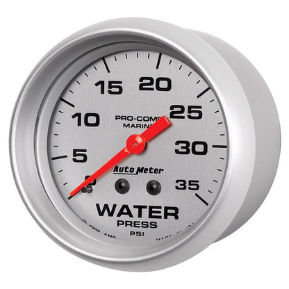 AutoMeter Ultra-Lite 2 5/8in Mechanical 35 PSI Water Pressure Gauge 200773-33