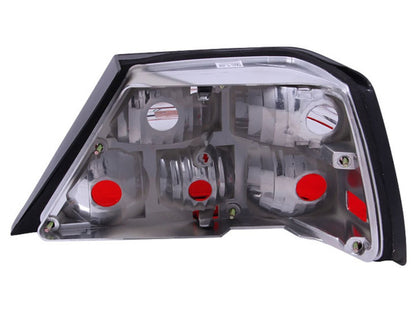 Anzo 1986-1995 Mercedes Benz E Class W124 Taillights Red/Clear