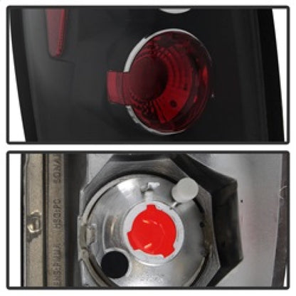 Spyder Chevy Avalanche 02-06 Euro Style Tail Lights Black ALT-YD-CAV04-BK 5001108