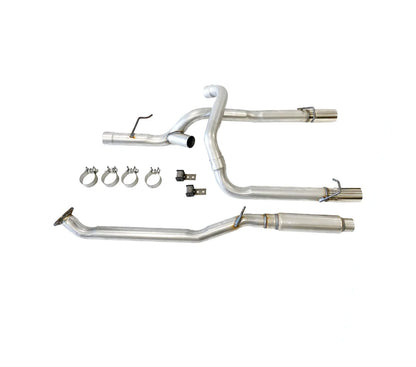 2.25" Dual Rear Exit Cat Back Exhaust