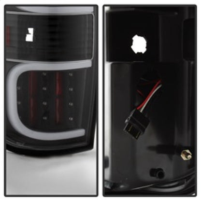 SPYDER xTune Ford F150 09-14 LED Tail Lights - Black ALT-ON-FF15009-LBLED-BK 5082169