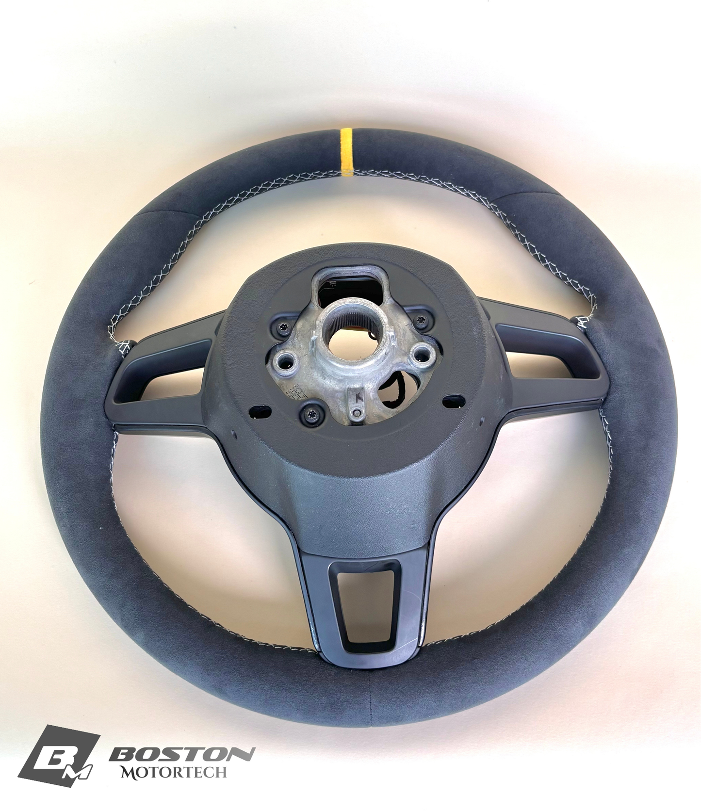 Manual Porsche 991.2 Steering Wheel in Yellow