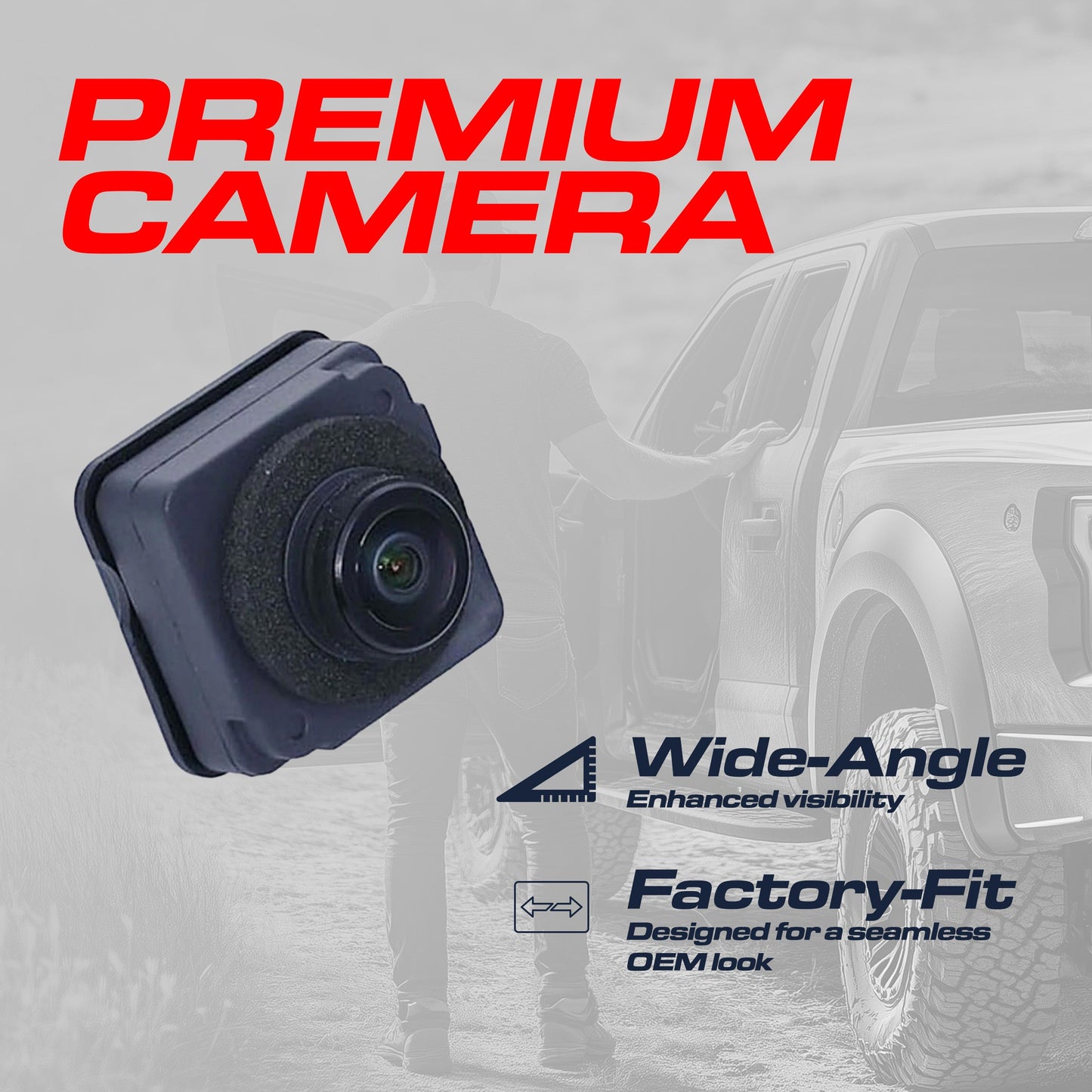 Chrysler 300 Sedan (2015-2024) OEM Replacement Backup Camera OE Part # 68386753AC, 68386753AD, 68210237AA