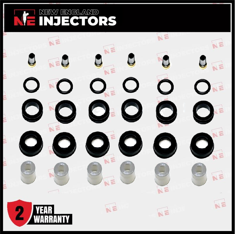 Toyota 3.0L V6 Fuel Injector Service Repair kit Seals Pintle Caps O-Rings